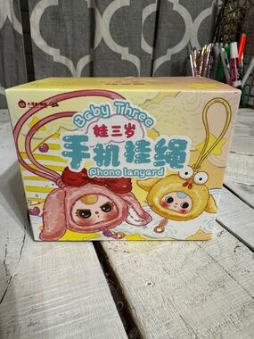 Baby Three Plush Phone Lanyard - Sealed